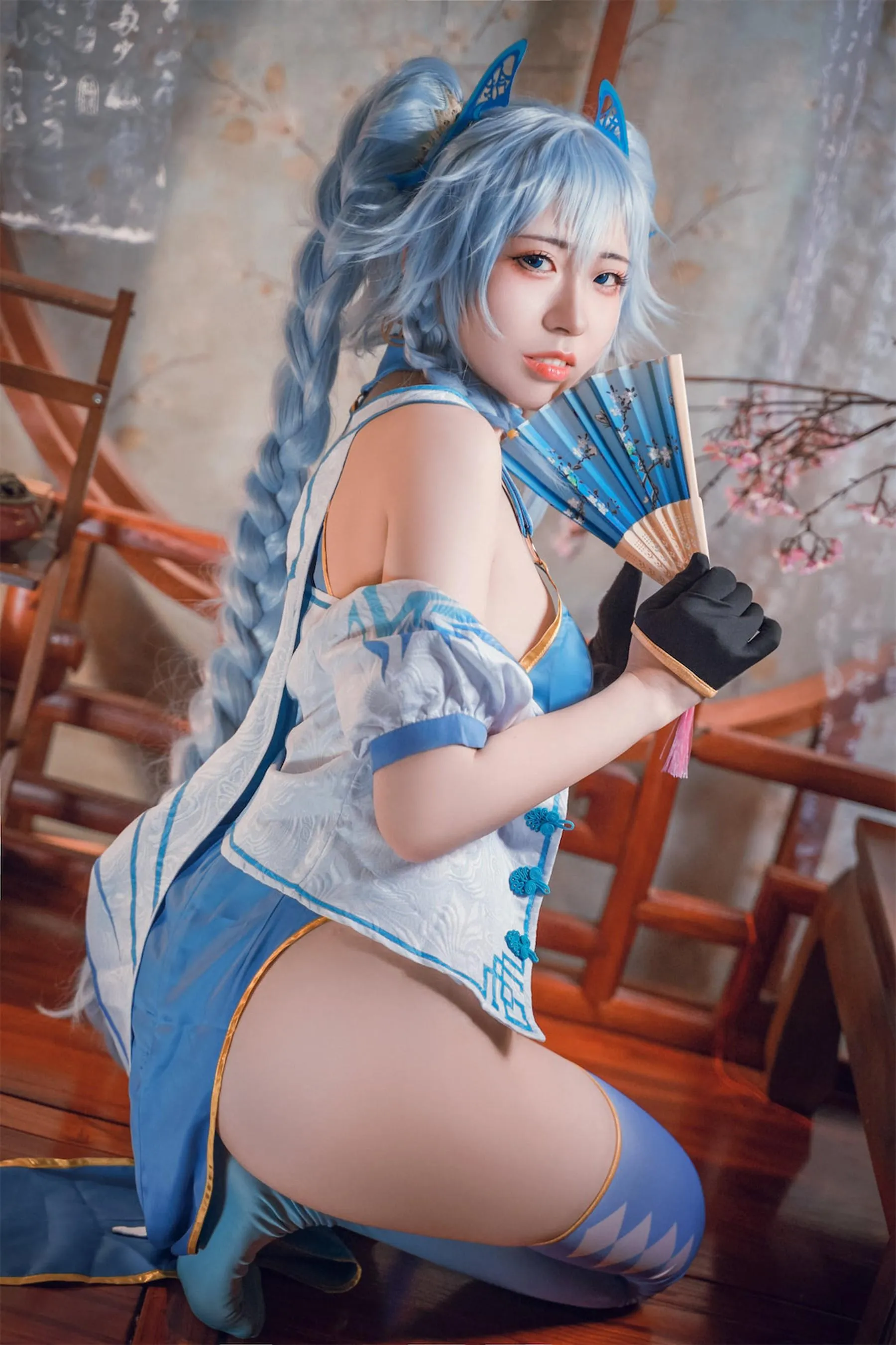 虎森森 – NO.17 少女前线 翠雀媚 [41P]插图